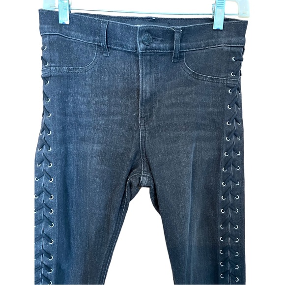 Express Black Denim High Rise Legging -Jeans! Size 4R - Picture 13 of 14